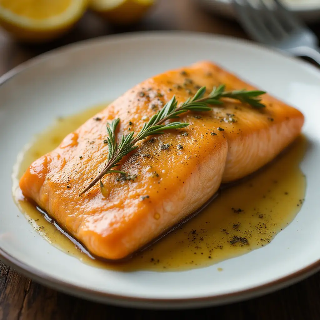 Maple Mustard Salmon