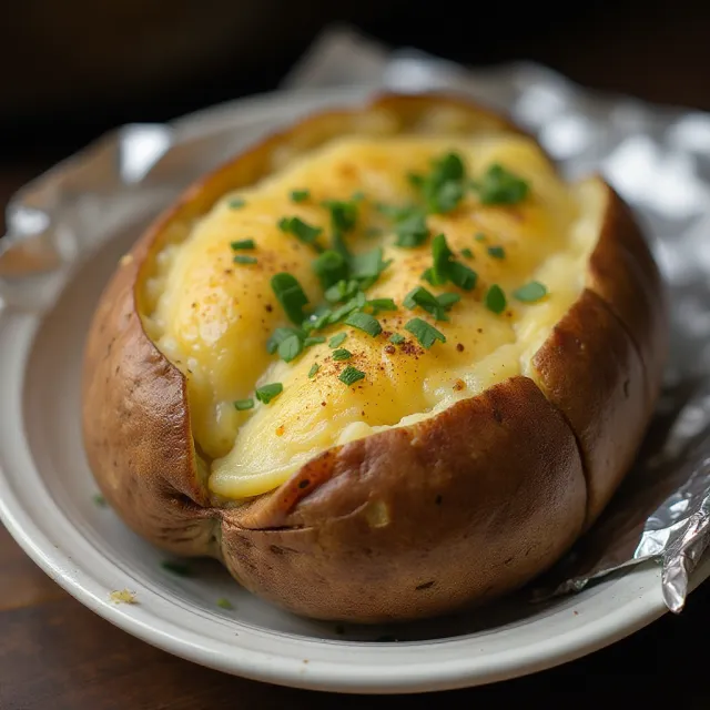 Slow Cooker Baked Potatoes