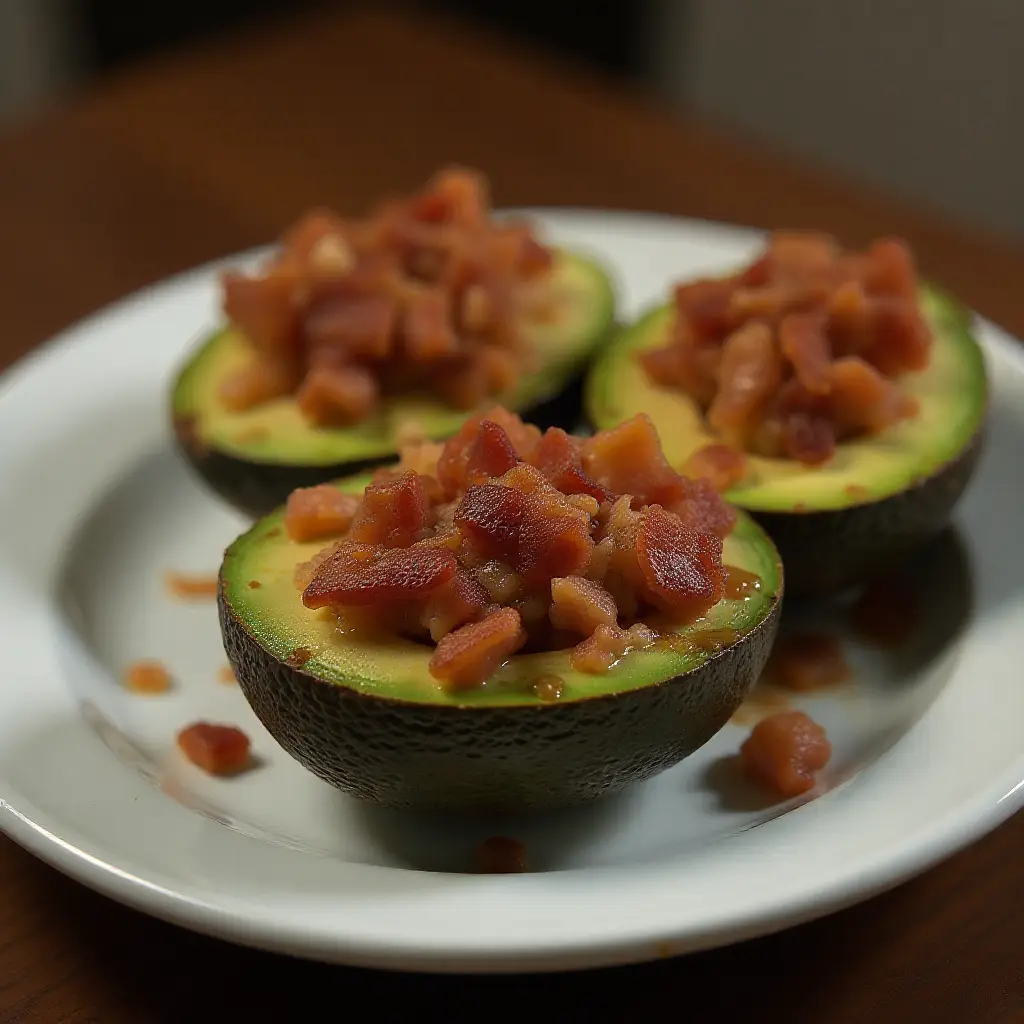 Bacon Stuffed Avocados
