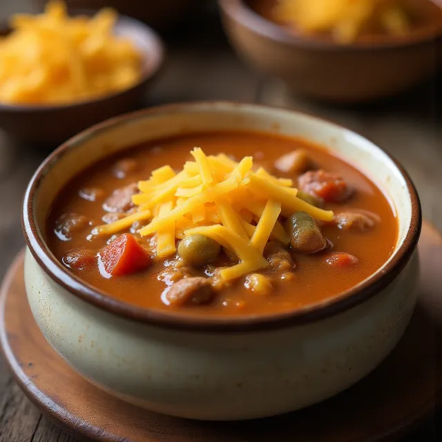 Slow Cooker Cheeseburger Soup