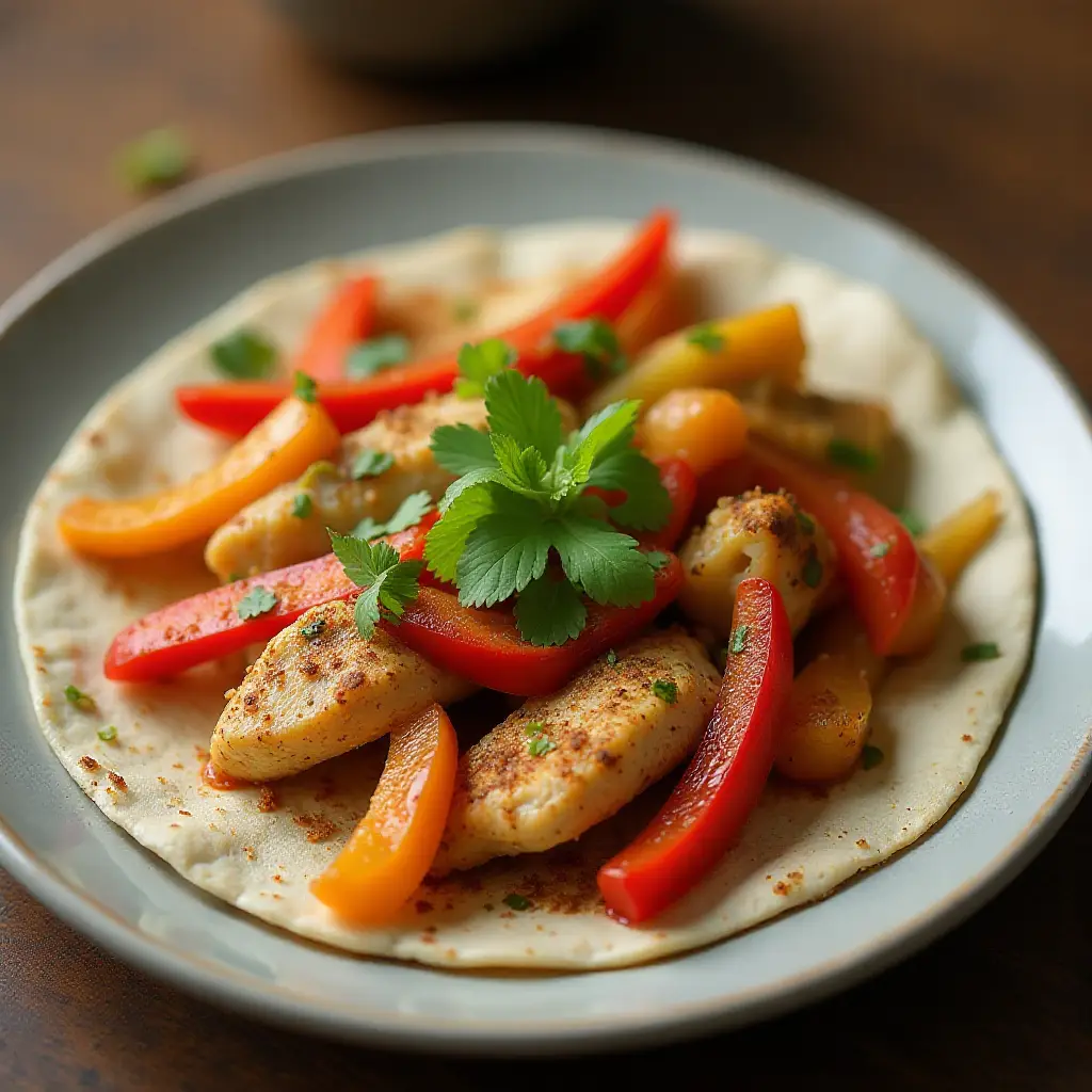 Air Fryer Chicken Fajitas