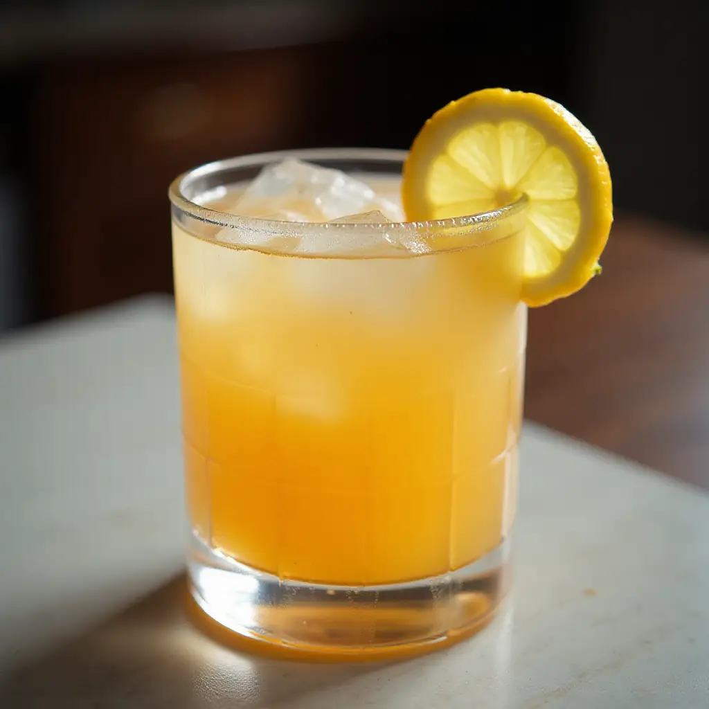 Peach Whiskey Sour