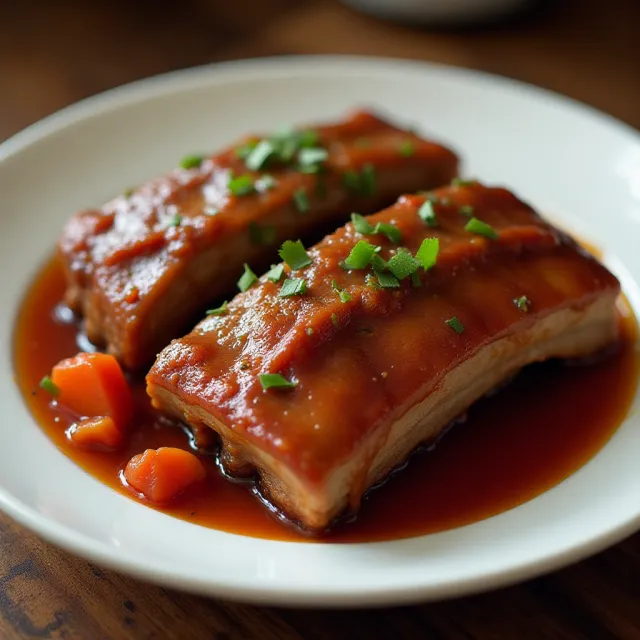 Slow Cooker Spare Ribs