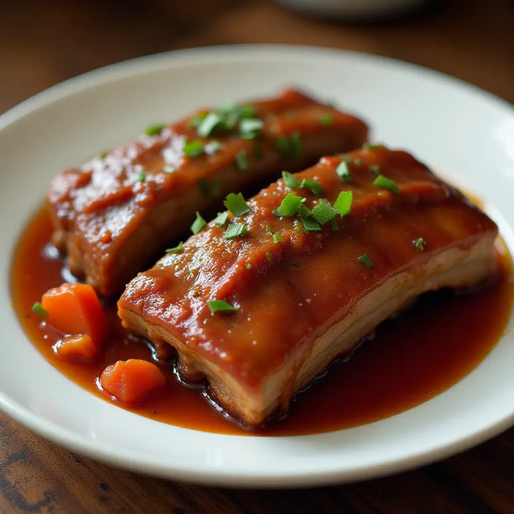 Slow Cooker Spare Ribs