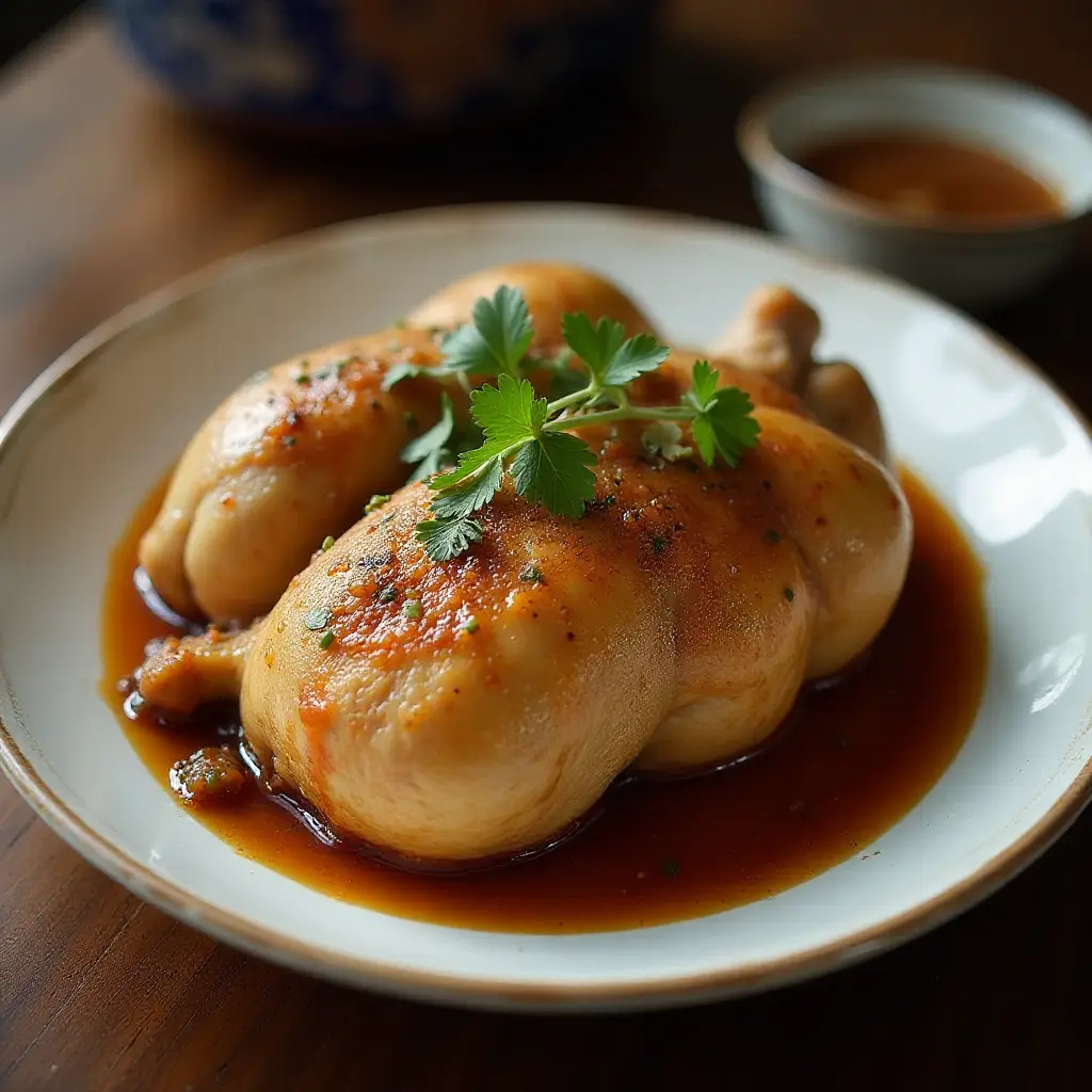 Adobo Chicken with Ginger