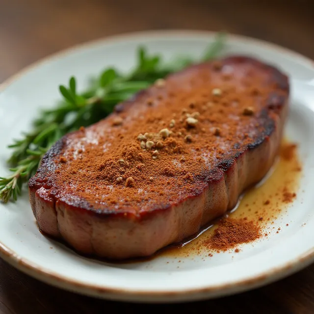 Spicy Flat Iron Steak Rub