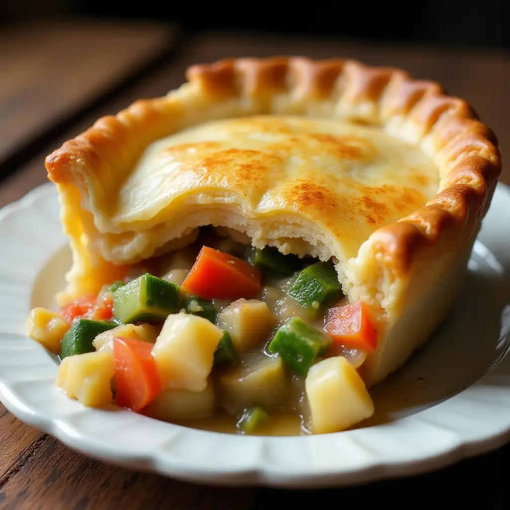 Tofu Vegetable Pot Pie