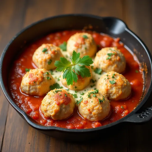 Chicken Parmesan Meatballs