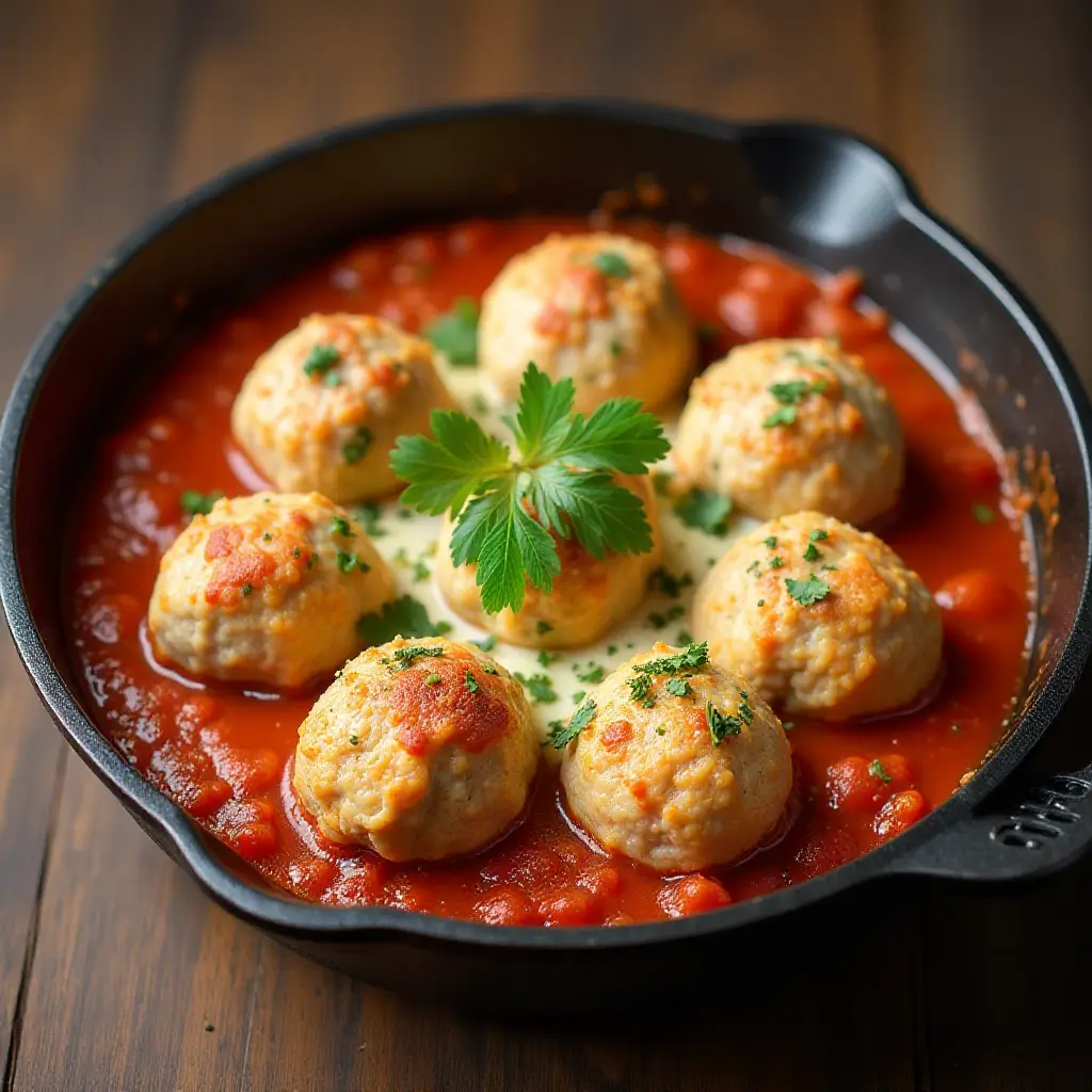Chicken Parmesan Meatballs