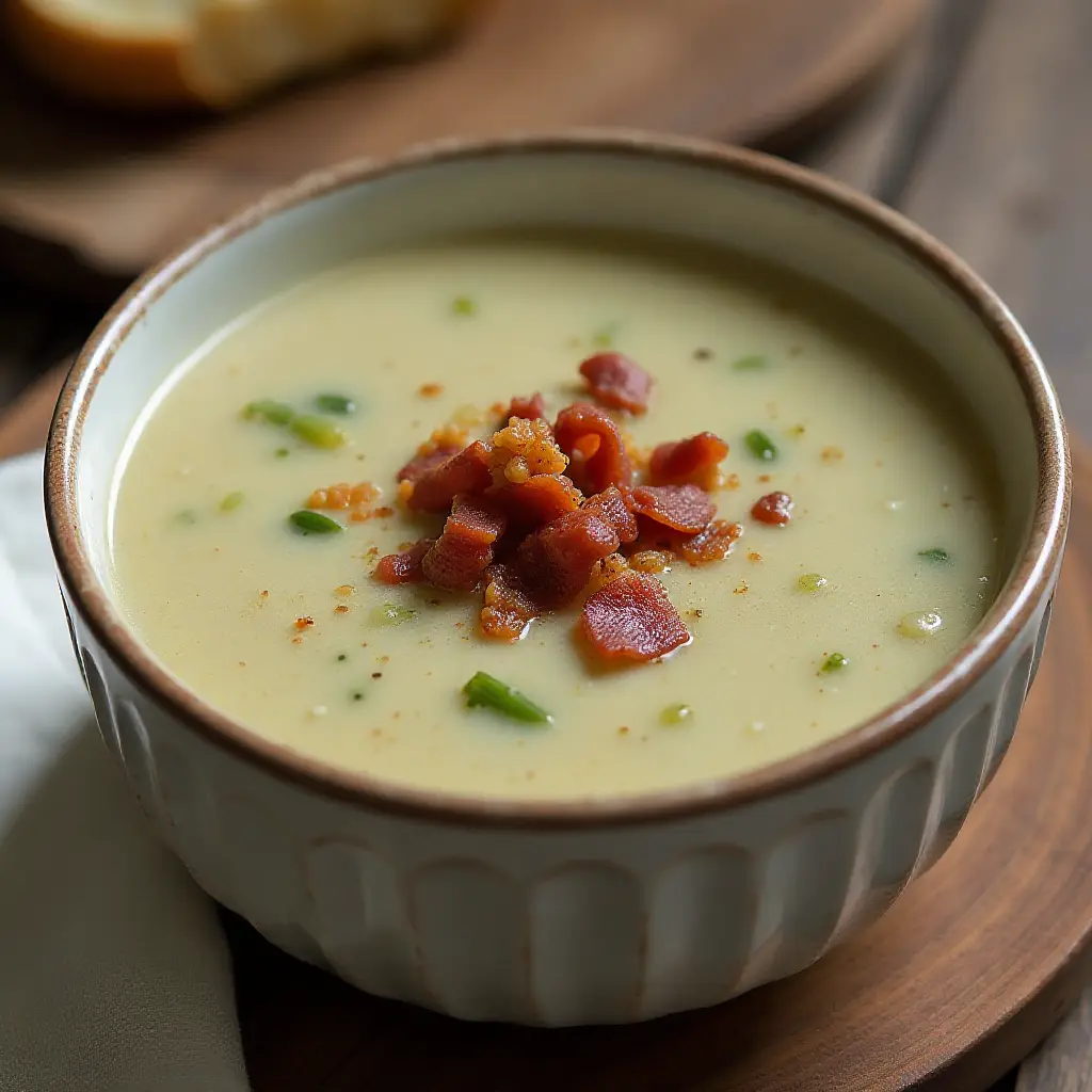 Cream of Asparagus and Mushroom Soup