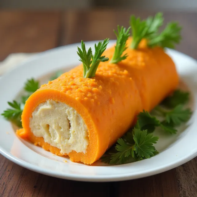 Easter Carrot Cheese Log