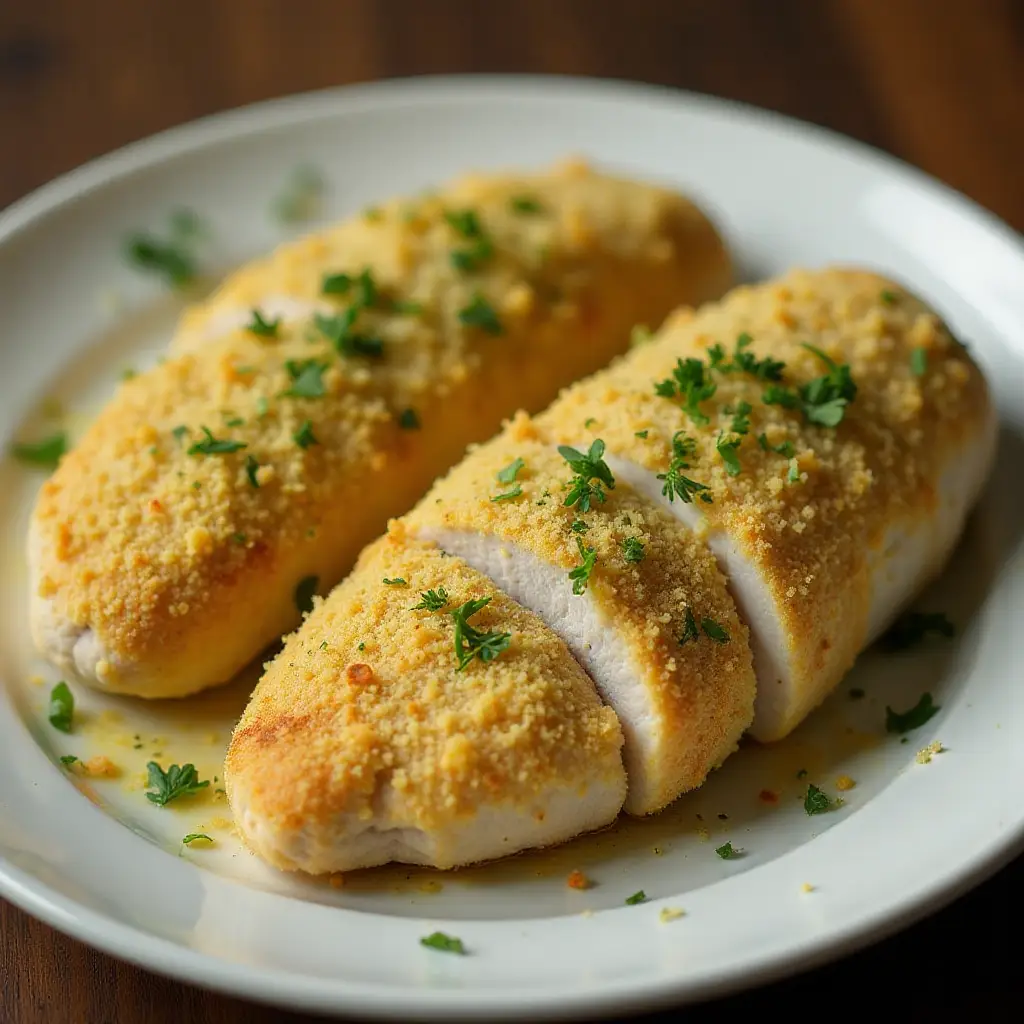 Parsley and Parmesan Crusted Pork Tenderloin
