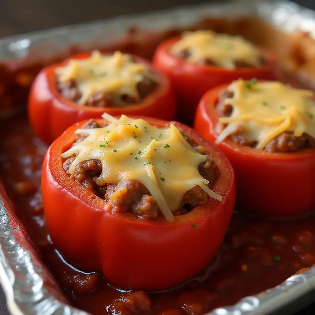 Classic Beef Stuffed Peppers