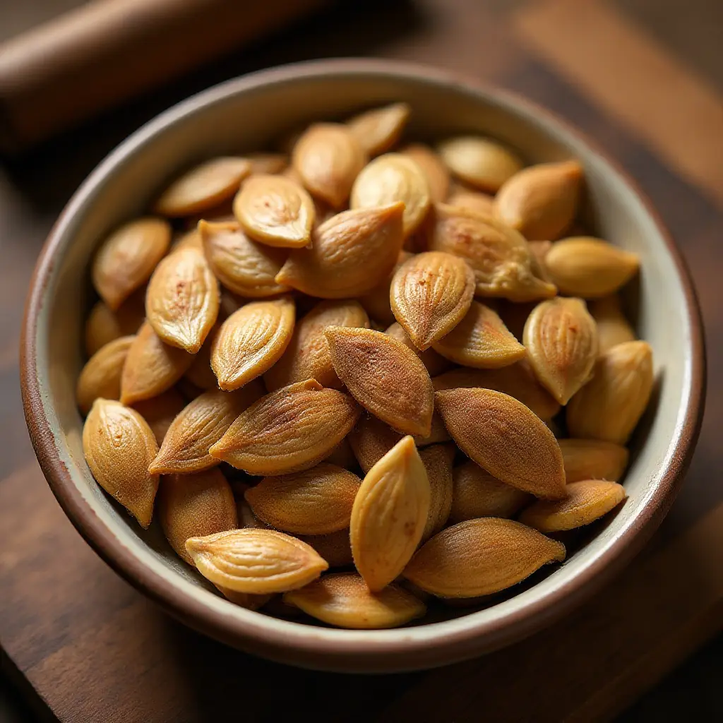Roasted Cinnamon Spice Pumpkin Seeds