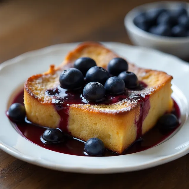 Overnight Blueberry French Toast