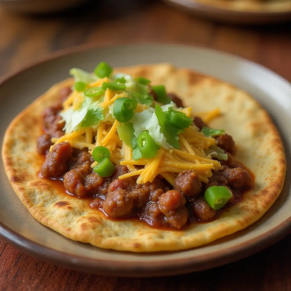 Indian Tacos with Yeast Fry Bread