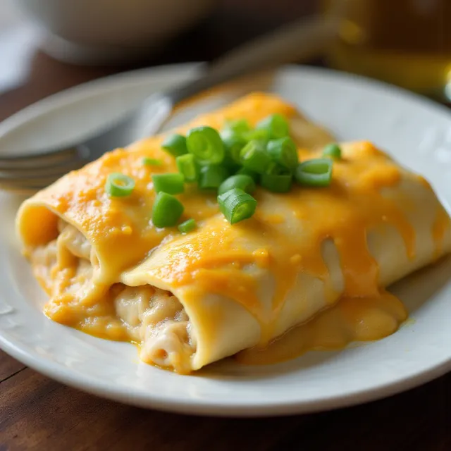 Creamy Mississippi Chicken Enchiladas
