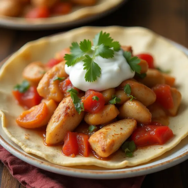 Oven-Baked Chicken Fajitas