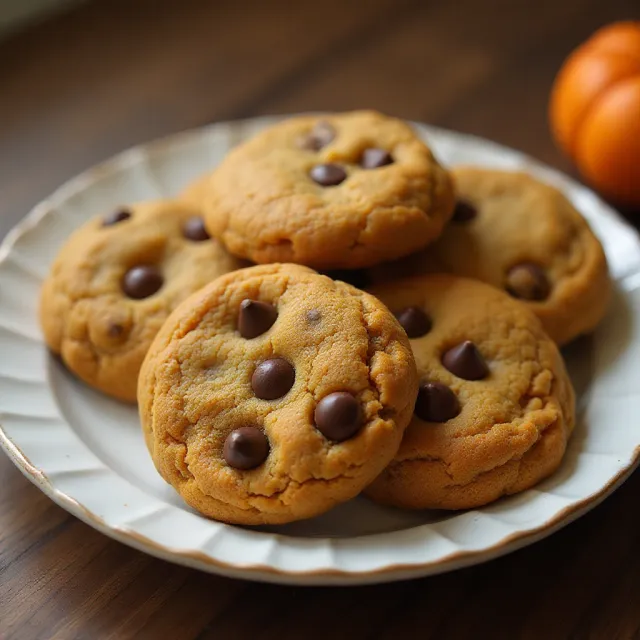 Pumpkin Chocolate Chip Cookies