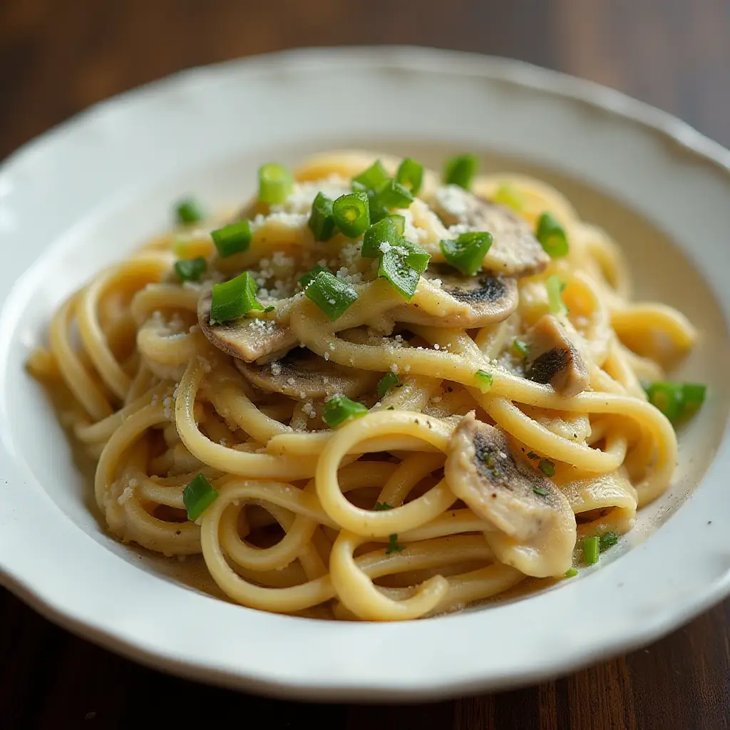 Oyster Mushroom Pasta