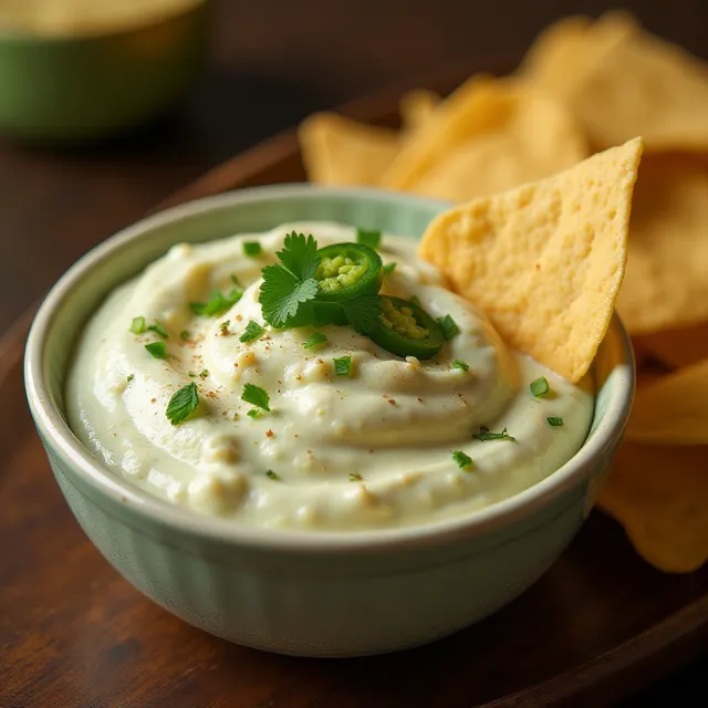 Copycat Chuy's Creamy Jalapeno Ranch Dip