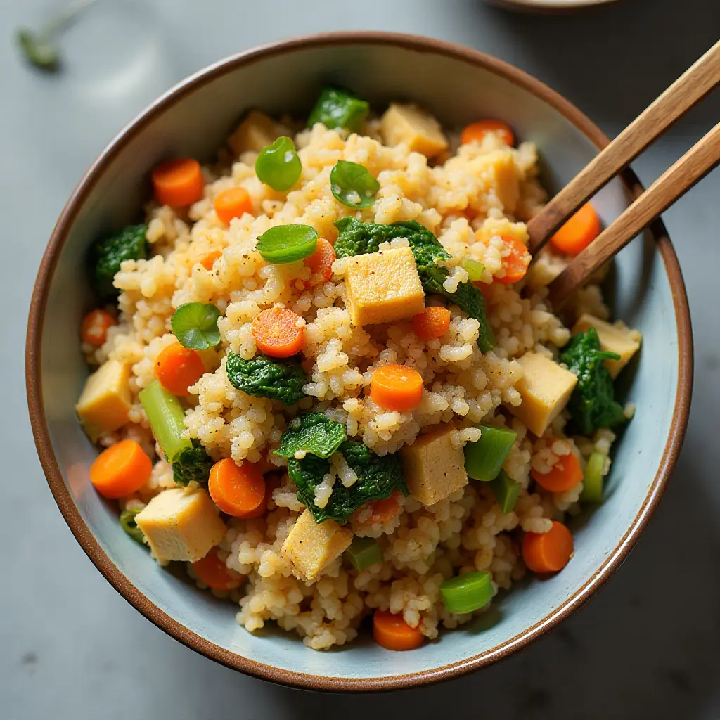 Protein-Packed Vegetarian Fried Rice