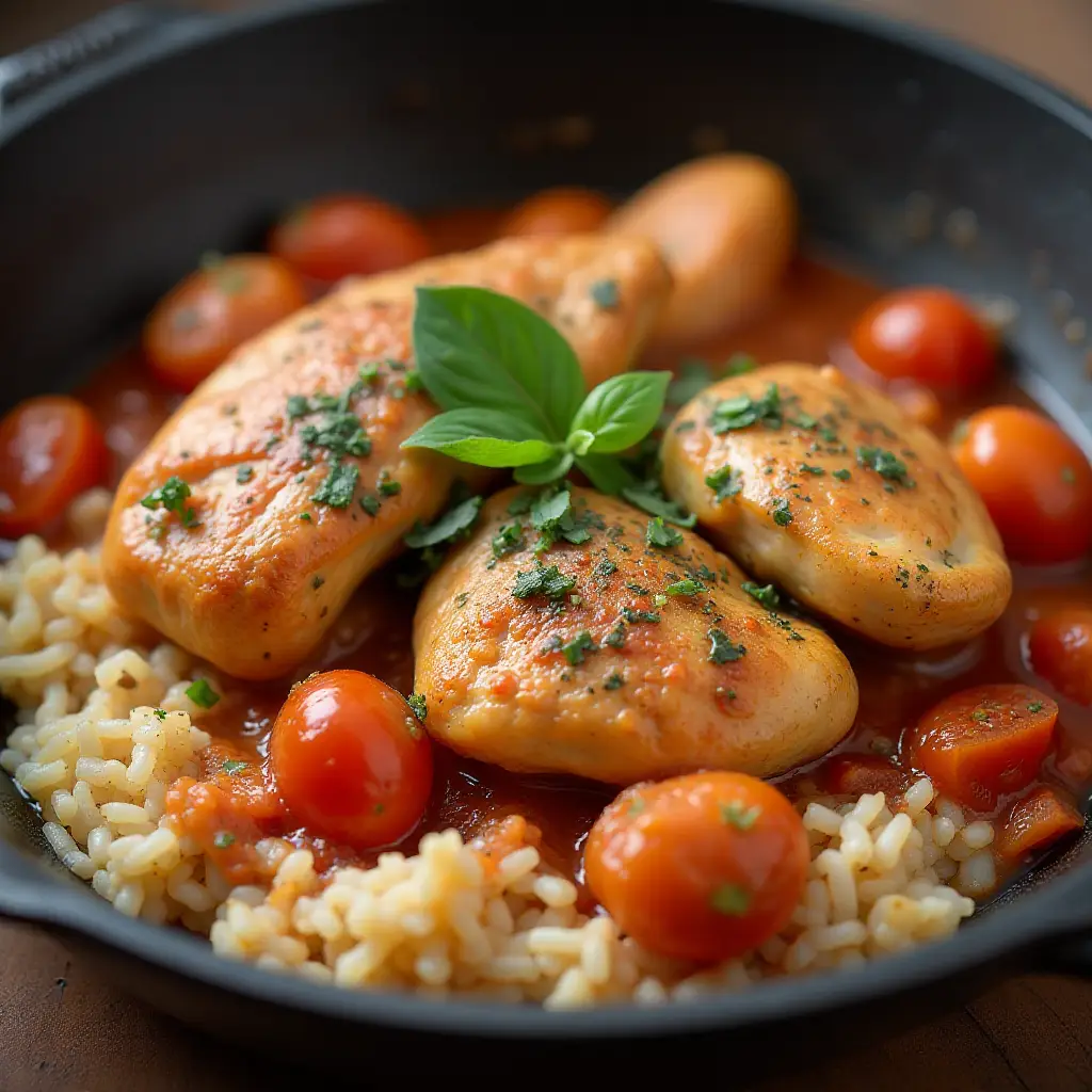 Easy Tomato Chicken Marsala