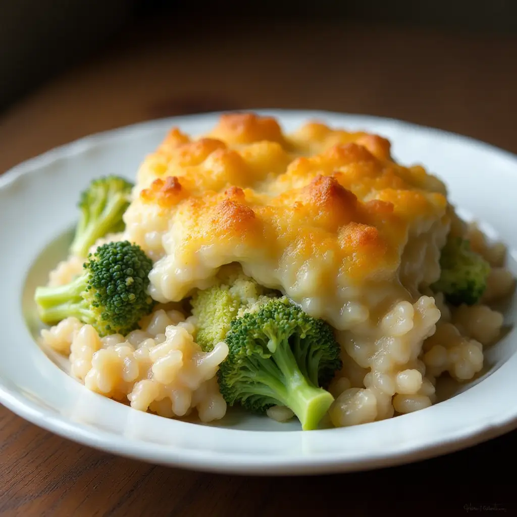 Pork, Broccoli and Rice Casserole