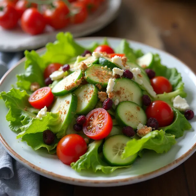Blue Cheese and Dried Cranberry Tossed Salad