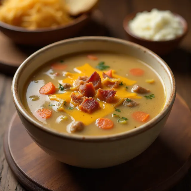 Bacon Cheeseburger Soup