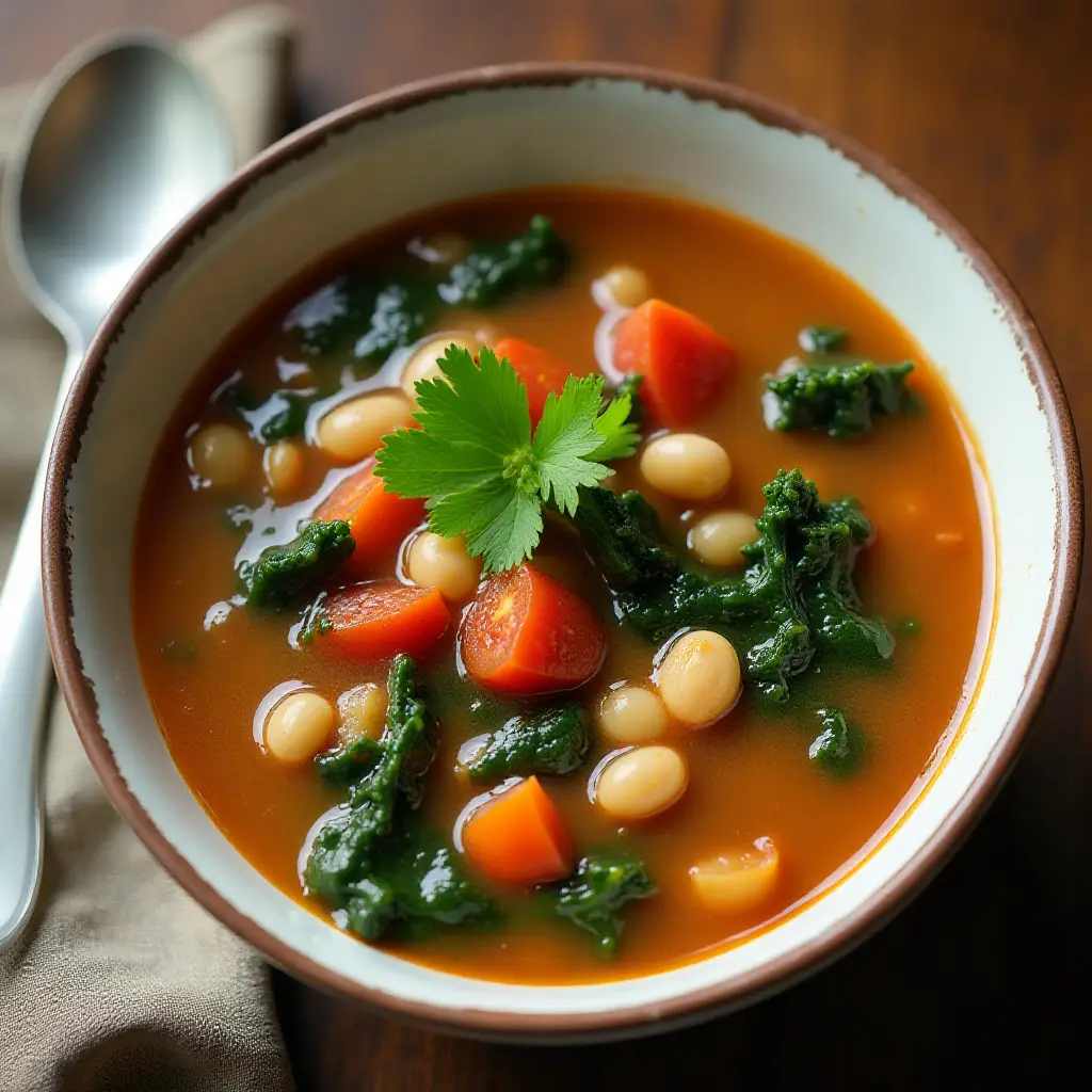 Bean Soup with Kale