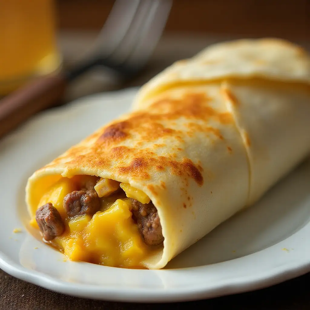 Make-Ahead Air Fryer Breakfast Burritos