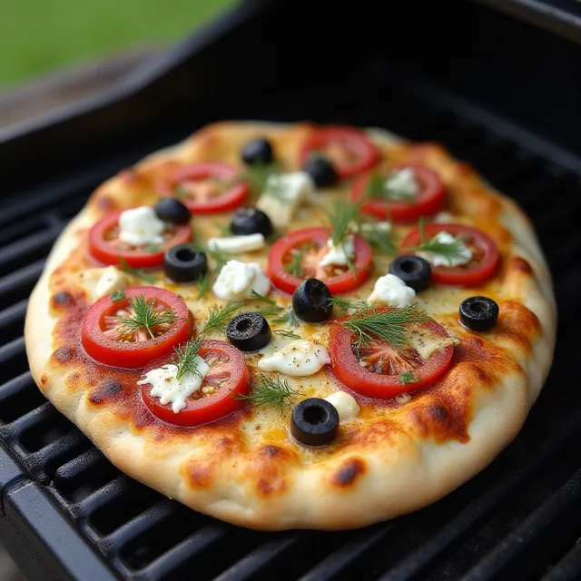 Grilled Gyro Flatbread