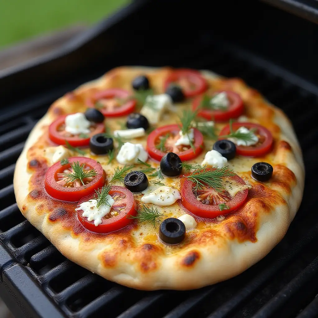 Grilled Gyro Flatbread