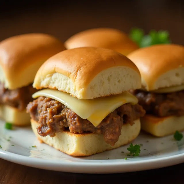 Philly Cheesesteak Sliders