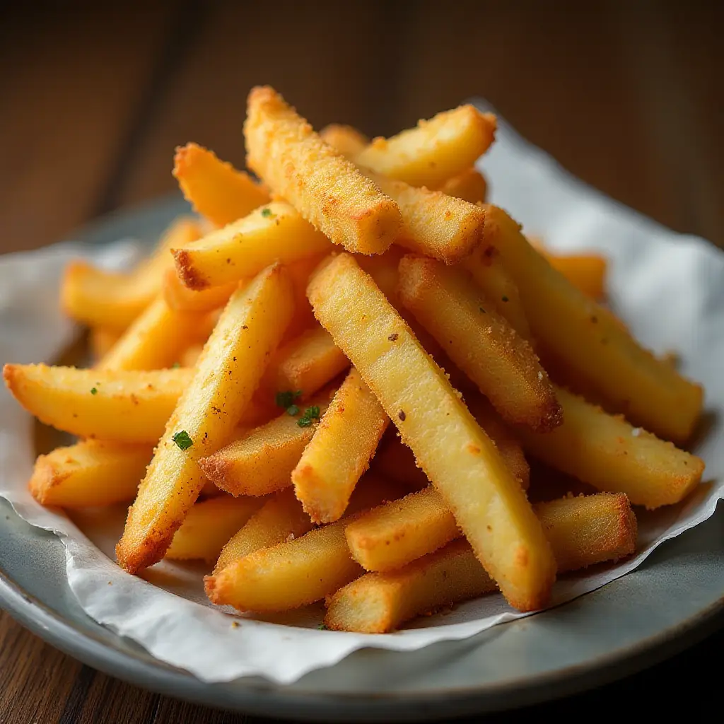 Crispy Coated Cajun Fries