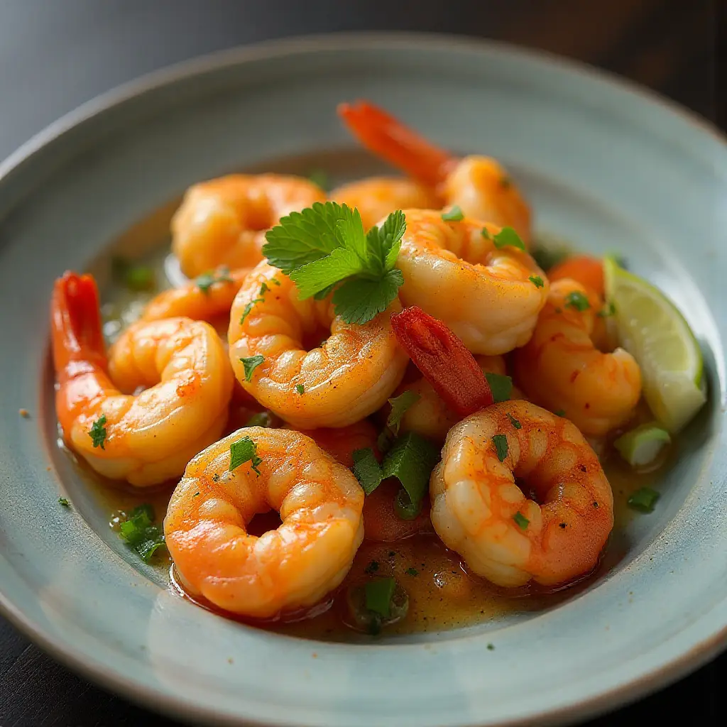 Gambas Pil Pil (Prawns, Chilean Style)