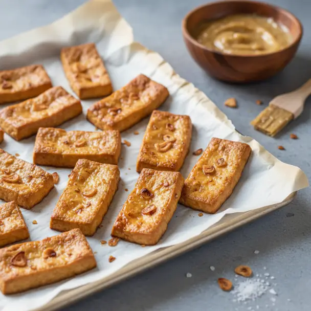 갈릭 버터 두부칩