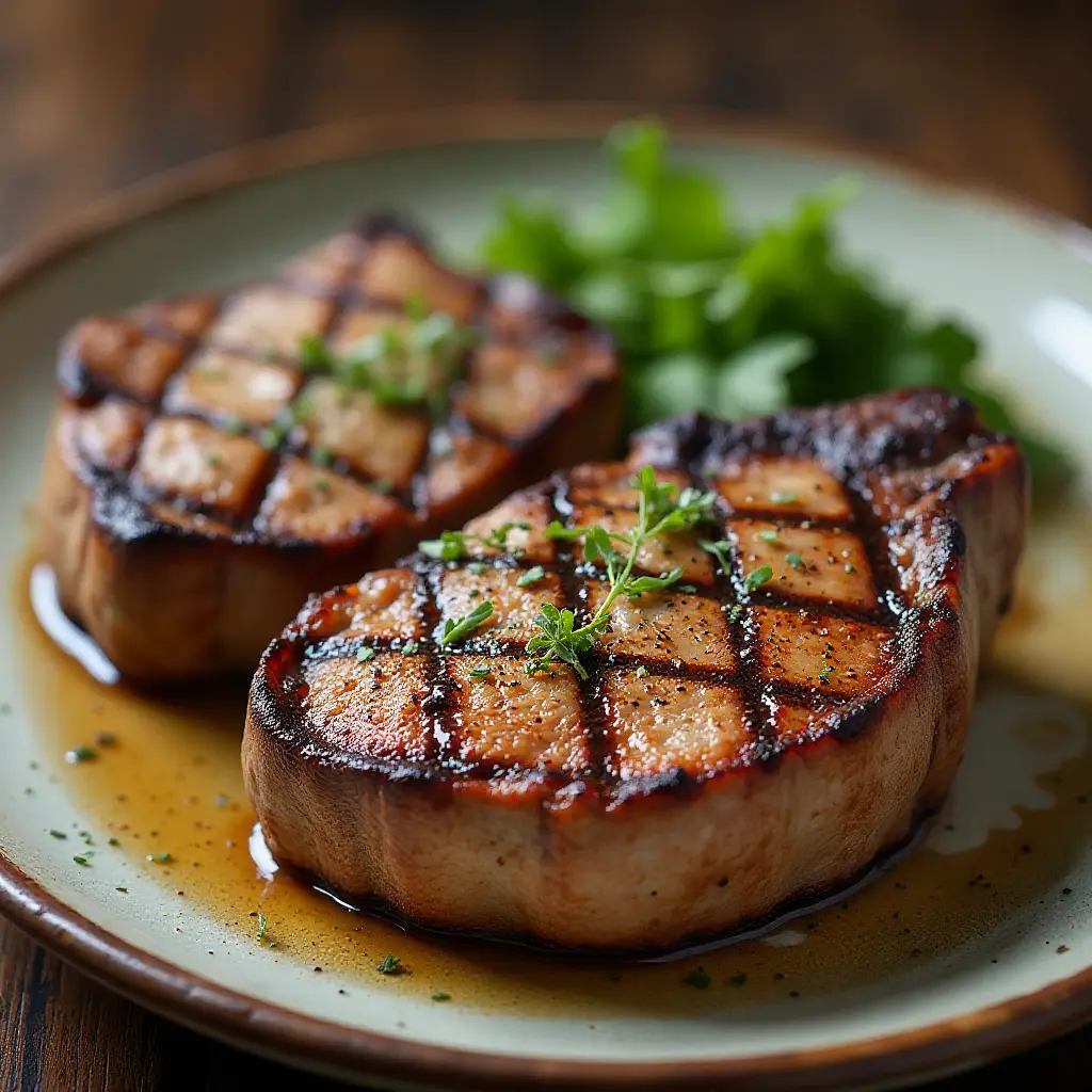 Grilled Lamb Loin Chops