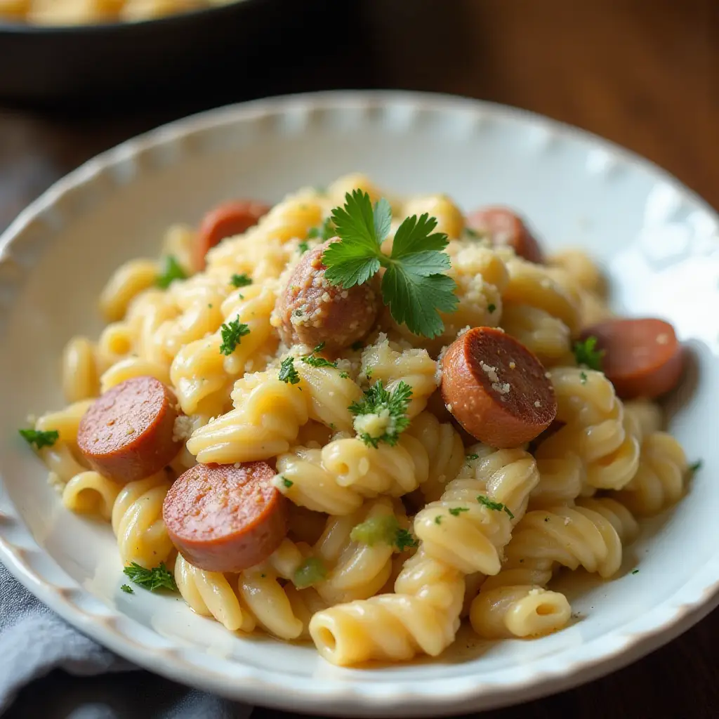 Creamy Sausage Orzo