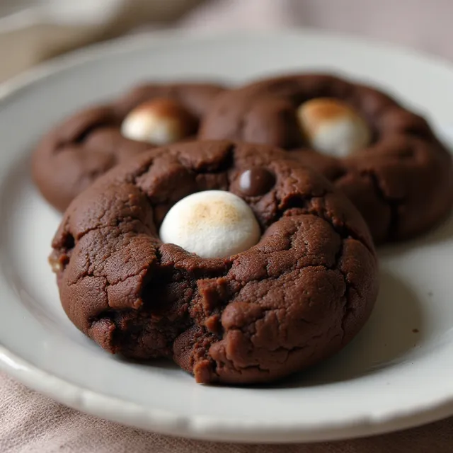 Chocolate Rocky Road Cookies
