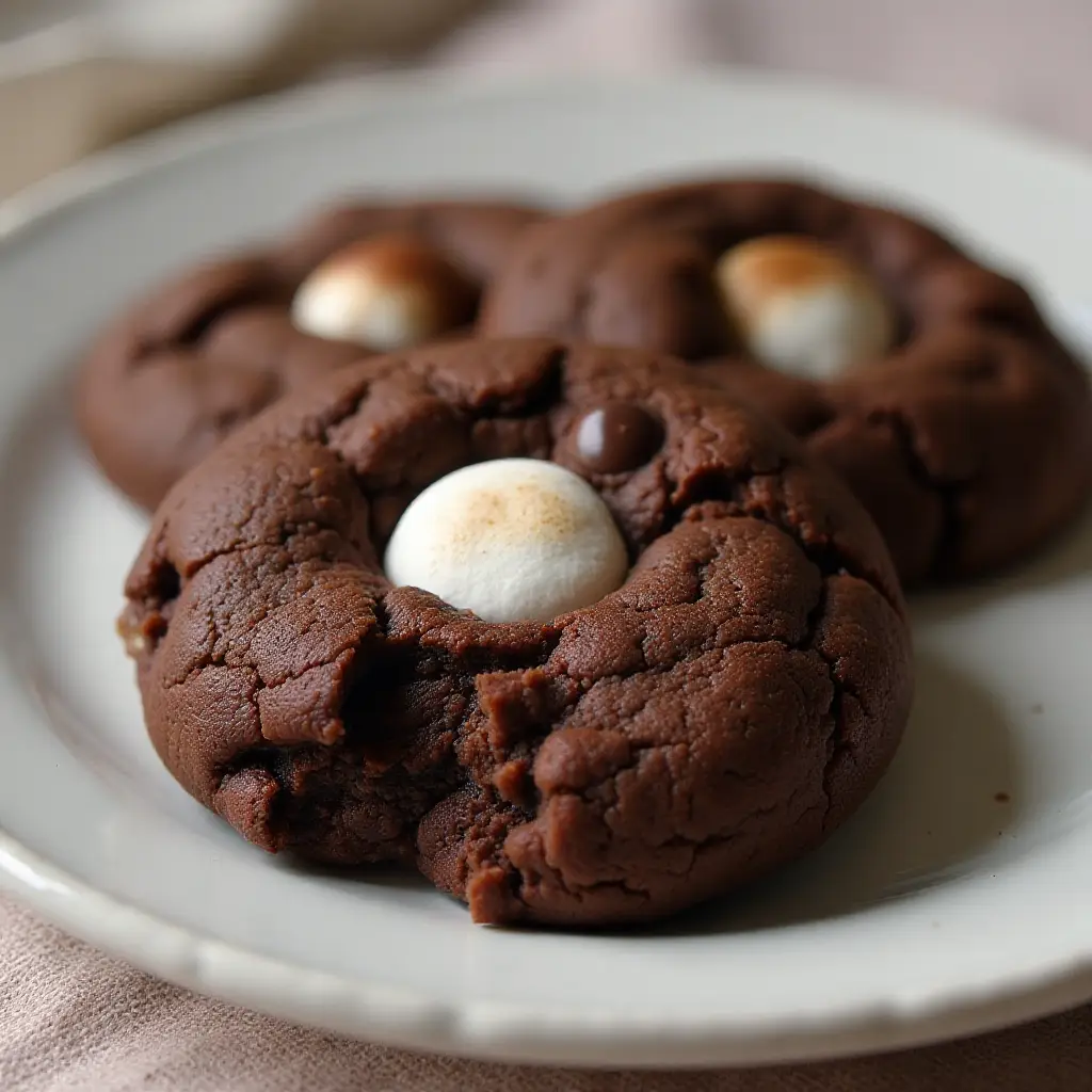 Chocolate Rocky Road Cookies