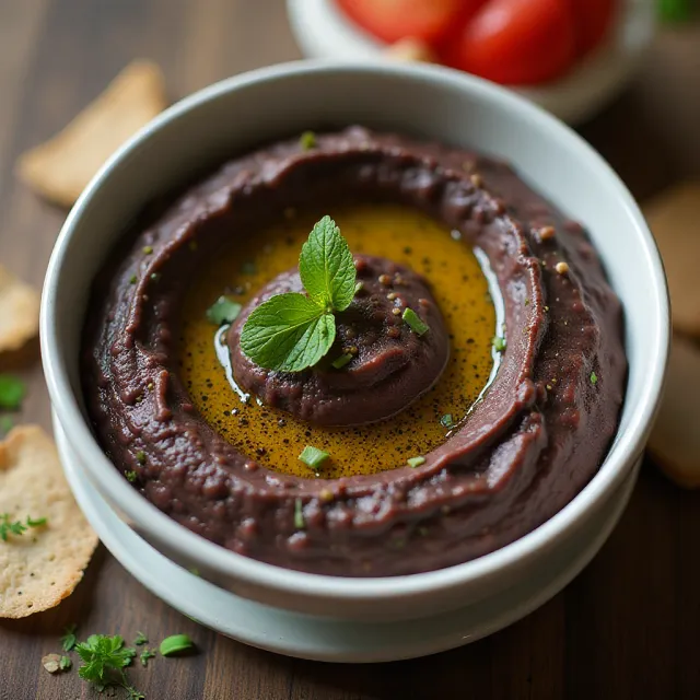 Quick Black Bean Hummus