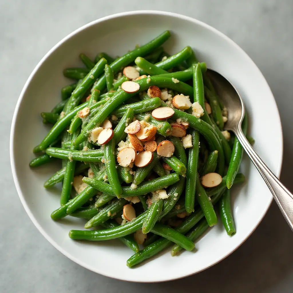 Cold Green Bean Salad with Lemon Vinaigrette