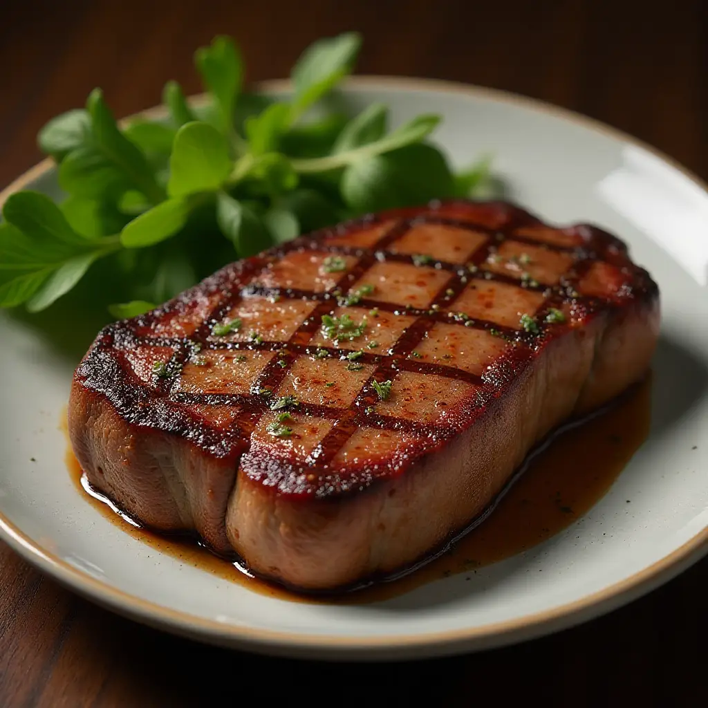 Air Fryer Rib-Eye Steak
