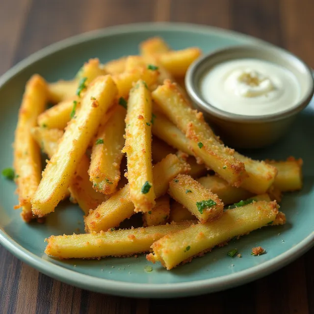 Quick and Easy Parmesan Zucchini Fries