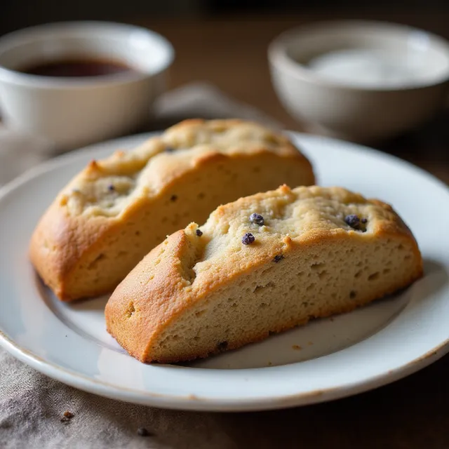 Buckwheat Lavender Biscotti