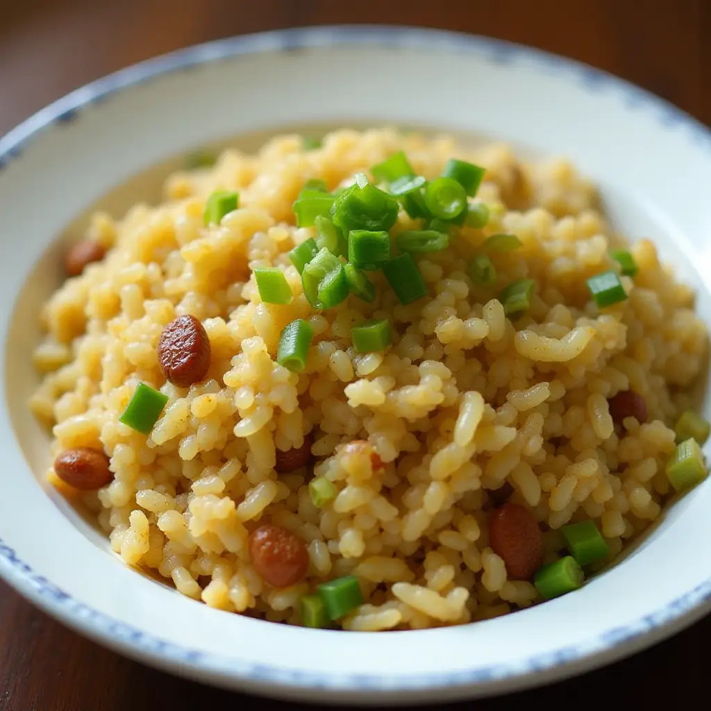 Rice Pilaf with Raisins and Veggies