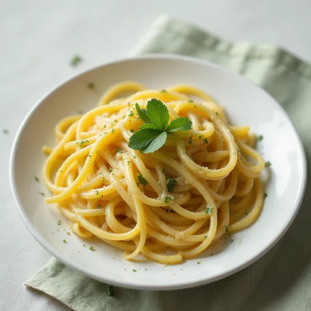 Garlic-Herb Linguine