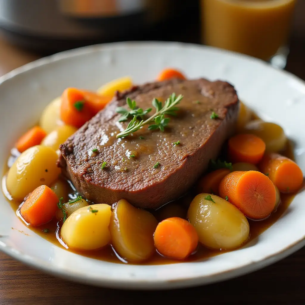 Instant Pot Pot Roast with Potatoes and Carrots